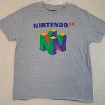 Mens Nintendo Tshirt Size XL Grey 2018 Distressed Graphic  - £6.15 GBP