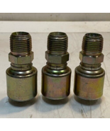 3 Quantity of Gates Hydraulic Hose Fittings 8PD0C 21mm Thread 32mm OD (3 Qty) - $29.99