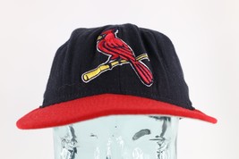 Vintage 90s Distressed New Era St Louis Cardinals Baseball Fitted Hat 7 1/8 USA - £27.59 GBP