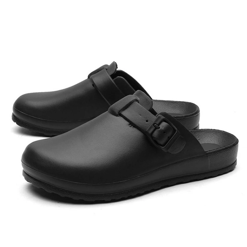 Fashion Men&#39;S Slides Clogs Sandals Eva Waterproof Non-Slip Doctors Nursing Clogs - £23.79 GBP