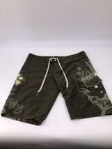 Billabong Vintage Surf Trunks Size 5 Green New Without Tags Button and T... - £20.02 GBP