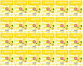 Cloetta Läkerol Lemon Sugar Free Licorice Pastilles 25g * 24 pack 21oz - $69.29