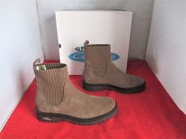 AQUA COLLEGE Hanley Waterproof Booties $150 Dark Taupe - US Size 9 1/2  -  #554 - £28.93 GBP