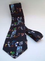 Vtg Looney Tunes stamp Collection Tie bugs tweety daffy porky taz road runner 97 - £10.11 GBP