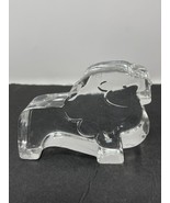 Vintage Kosta Boda Glass Zoo Series Lion Figurine Signed Swedish - $45.99