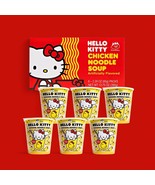 Hello Kitty Instant Chicken Ramen Noodle Soup , 6 Pack Vegan Chicken Flavor - $22.72