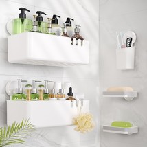 Shower Caddy 5 Pack Suction Cup Shower Organizer For Bathroom Storage Home &amp;Kitc - $49.99