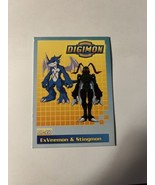 ExVeemon &amp; Stingmon DP 450 Digimon Card Toy Exclusive Promo Bandai 2000 - £11.72 GBP