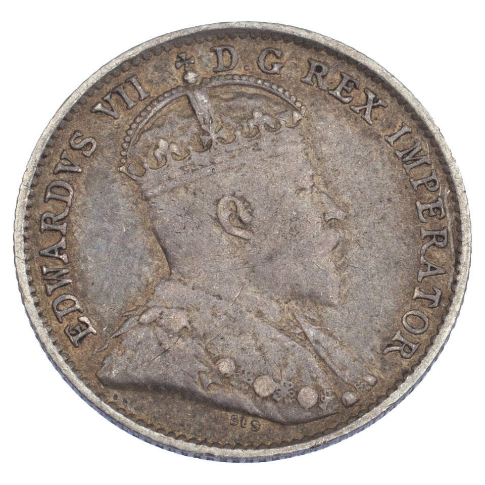 1910 Canada 5 Cents In Very Fine, KM # 13 Item image 2
