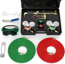  Oxygen &amp; Acetylene Torch Kit, Gas Cutting Welding Torch Set Welder Tools - $247.89