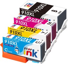 Compatible 910xl Ink Cartridges for hp Printers 8020 8025 8035 Replaceme... - £53.91 GBP
