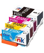 Compatible 910xl Ink Cartridges for hp Printers 8020 8025 8035 Replaceme... - £53.91 GBP