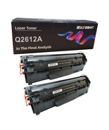 Compatible 12A Q2612A 2-Pack Black Toner Cartridge for HP 1020 1022 1018 3050 - $28.99