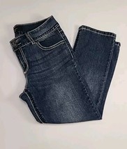 Nine West Womens Size 8 Jeans Missy Blue Denim Mid Rise Date Night Fit S... - £15.48 GBP