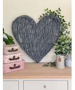 Dark Grey Wicker Heart- 60cm - €97,75 EUR Dark Grey Wicker Heart- 60cm - €97,75 EUR