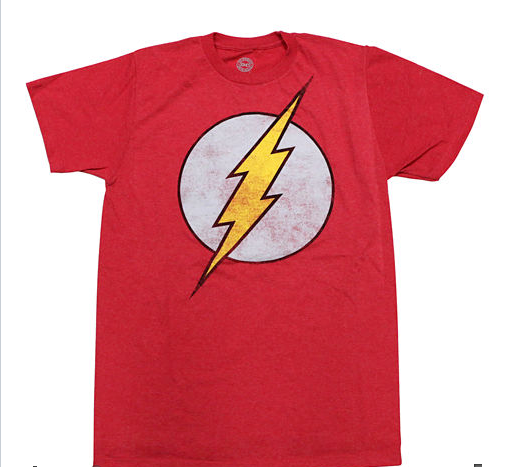 DC Comics The Flash Red Heather Graphic Tee Shirt - $13.99