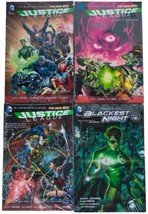 New Lot Of 4 Dc Comics Graphic Novels Justice League Superman Green Lantern Tp Bs - £29.58 GBP