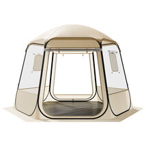 VEVOR Pop up Bubble Tent 10 x 9.2 ft 4-8P UV-Resistant 540° Panoramic View - $148.90