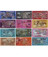 Lot de 12 pièces tenture murale de noël brodée à la main, perles Vintage... - £351.43 GBP