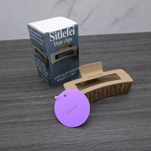 Sitlefei Classic Rectangle Hair Clip Coffee Color Hair Clip for Elegant ... - $1.99