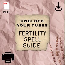 Unblock Your Tubes - A Fertility Spell - How To Guide - Diy - Téléchargement - P - £12.33 GBP