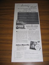 1951 Print Ad Johns-Manville Asbestos Roof New York,NY - $14.53
