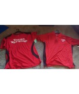 NWT Men&#39;s Detroit Red Wings Official NHL Hockey Shirt w/ collar sz- L   ... - $36.36 CAD