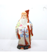 Chinese Famille Rose Porcelain Shou Lao Statue Shou Xing God Of Longevit... - £118.14 GBP