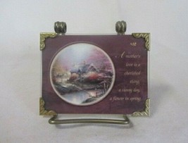 Vtg Thomas Kinkade A Mother&#39;s Love 2002 Print w/ Stand 4&quot; X 3&quot; Printwick Papers - £6.16 GBP