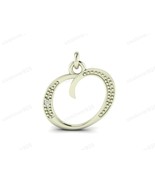 O Alphabet Diamond Stone 925 Sterling Silver Handmade Unique Pendant Jew... - $42.30 CAD