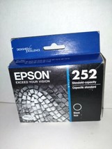 Genuine EPSON 252 Black Ink Cartridge T252120 OEM EXP 07/2020 New (A1) - $15.83