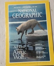 national Geographic At Home with the Arctic Wolf vol 171 no 5 May 1987 good - £3.95 GBP