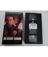 On Deadly Ground VHS Tape with Steven Seagal &amp; Billy Bob Thornton - 1994 - £5.50 GBP