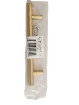 GlideRite 5 in. Satin Gold Solid Handle Bar Cabinet Drawer Pulls (10 pk) - £13.92 GBP