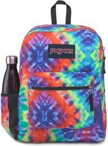 JanSport Backpack Cross Town Red/Multi Hippie Days - £34.23 GBP