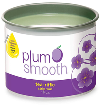 Plum Smooth Soft Wax, Tea-Riffic, 16 Oz.