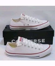 Converse Chuck Taylor All Star Classic Low Top White Men&#39;s 9/Women&#39;s 11 New - £31.30 GBP