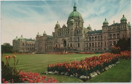 Victoria BC Canada Parliament Buildings  Vintage Postcard used 1965 - £3.53 GBP