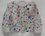 Garanimals Baby Girls&#39; Long Sleeve Floral Print Fleece Top, Multicolor S... - $11.87