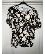 COMO BLU Blouse Floral Women’s Size XL - $13.99