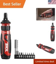 Versatile 4V Cordless Screwdriver with Advanced Circuit Sensor Technolog... - $40.50