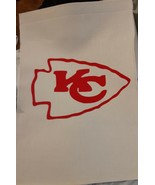 Kansas City Chiefs Garden Flag 1 Sided heavy sturdy burlap/linen materia... - $12.10 CAD