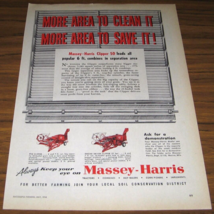 1956 Print Ad Massey-Harris Clipper Combines Racine,Wisconsin - £11.79 GBP