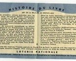 June 1952 French National Lottery Brochure Calendar and Payouts - £16.59 GBP