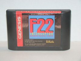 Sega Genesis - F-22 INTERCEPTOR (Game Only) - £9.41 GBP