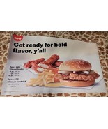 McDonalds Magnetic Banner 45x30&quot; Spicy BBQ Glazed Chicken Tenders Sandwi... - €21,43 EUR
