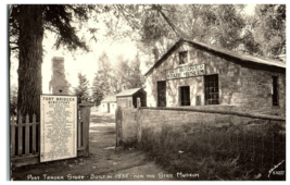 RPPC Sanborn Postcard Y-1037 Post Trader Store/Museum in Fort Bridger, Wyoming - £14.77 GBP