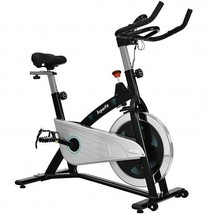 Magnetic Stationary Bike with Heart Rate - Color: Black - £267.12 GBP