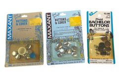 Maxant &amp; Pivot Sewing Button Sets Bundle – Bachelor Buttons &amp; Buttons To... - $13.85