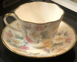 Crownford Queens Fin OS Chine Anglais Breloque Motif Floral Thé Tasse &amp; ... - $18.76